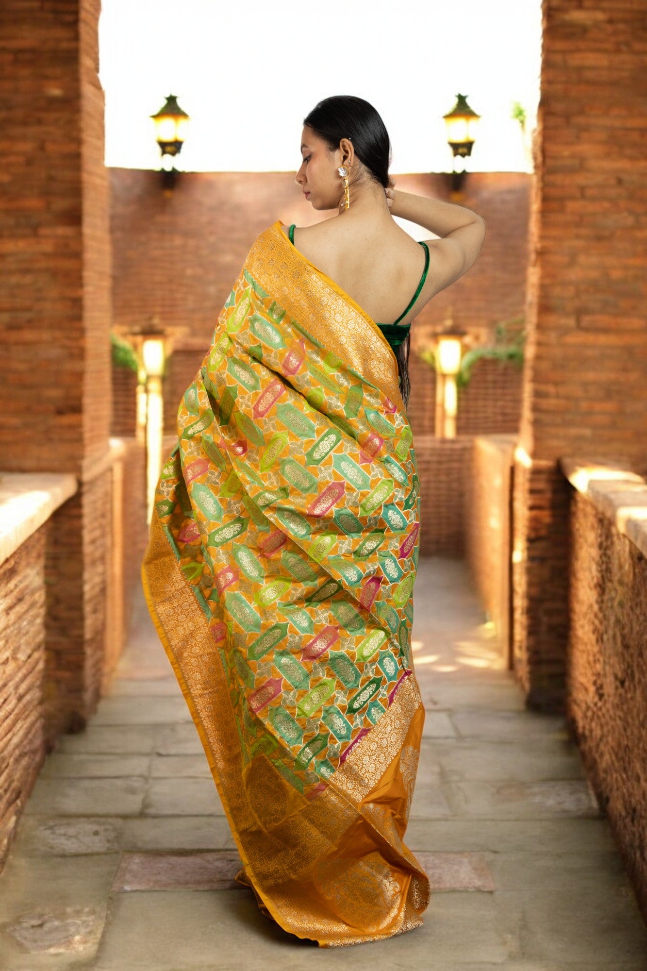 Deep Haldi Rangkaat Silk
