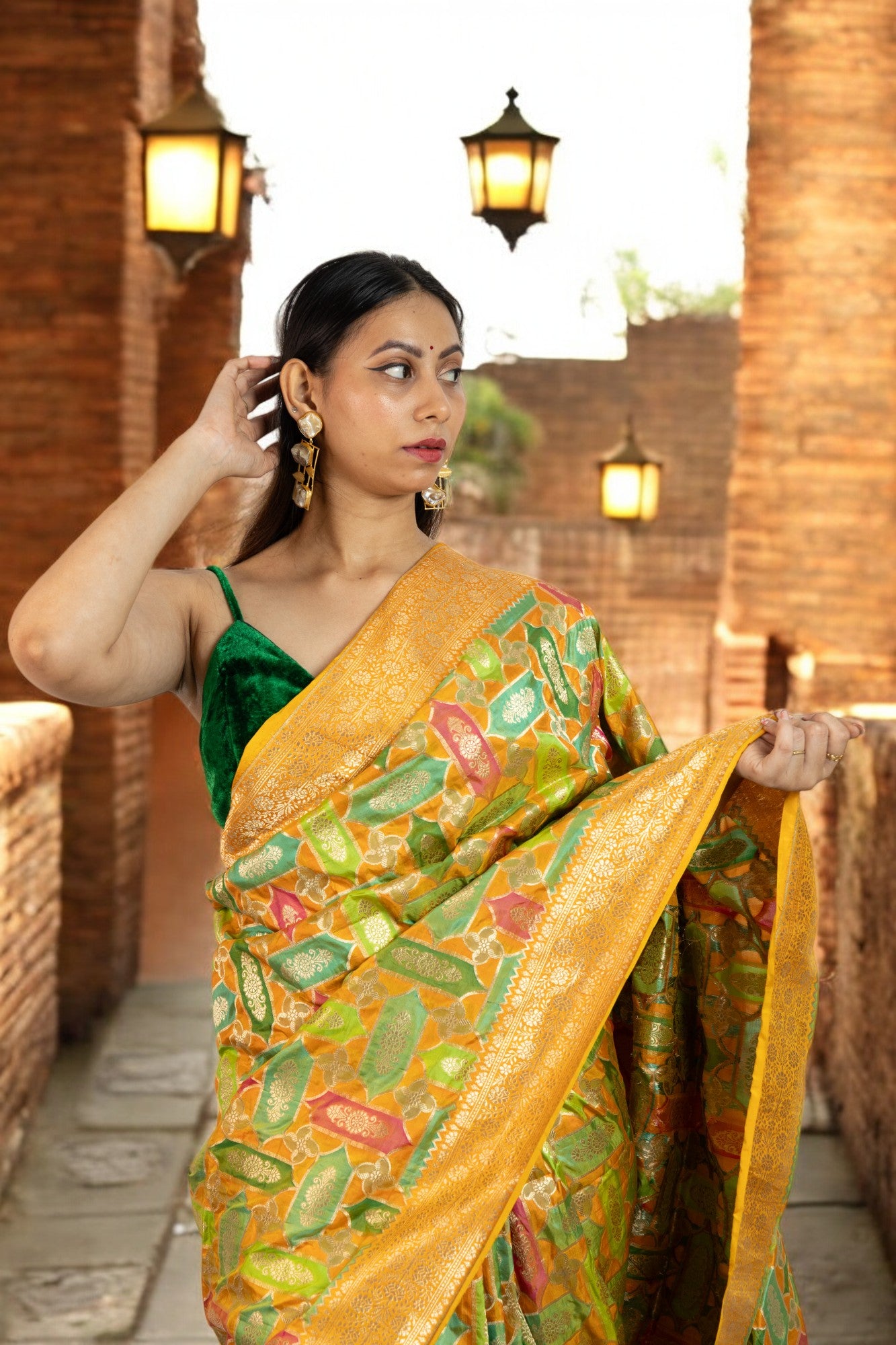 Deep Haldi Rangkaat Silk