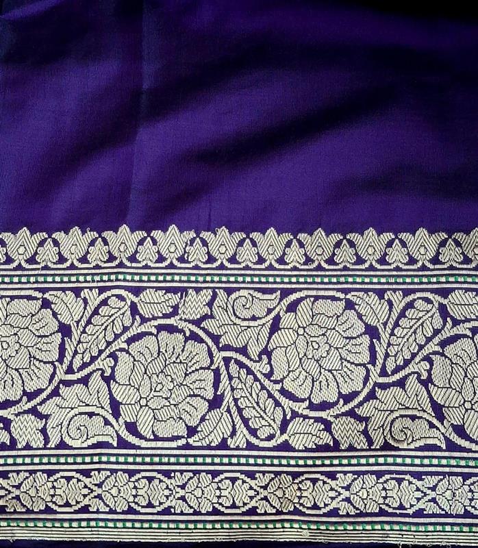Royal Purple Sona Rupa Silk