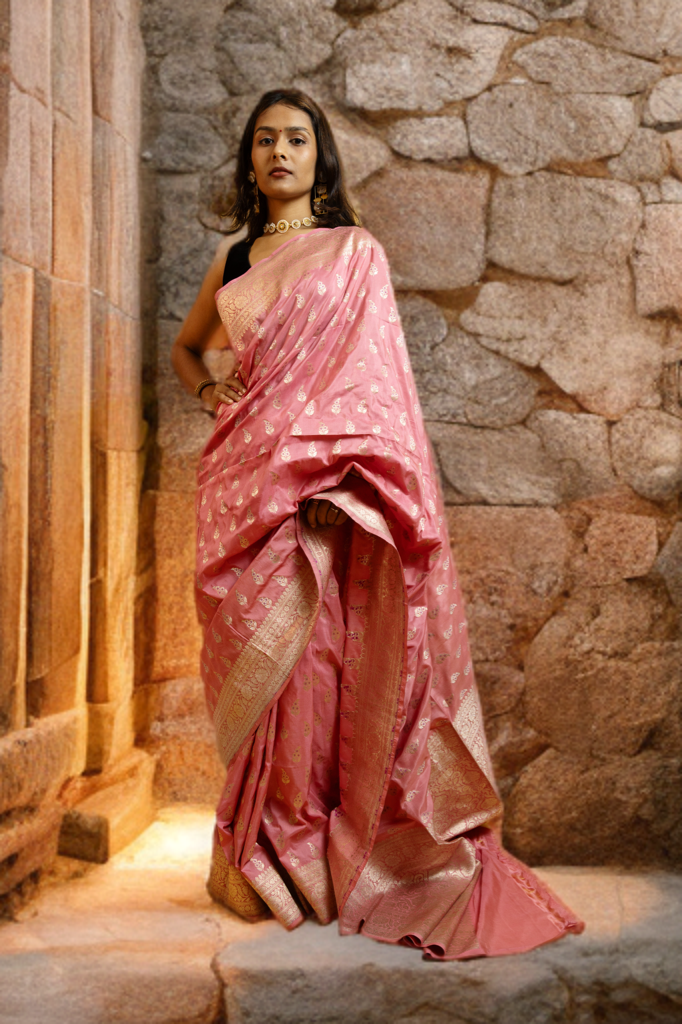 Dusty Pink Floral Radiance