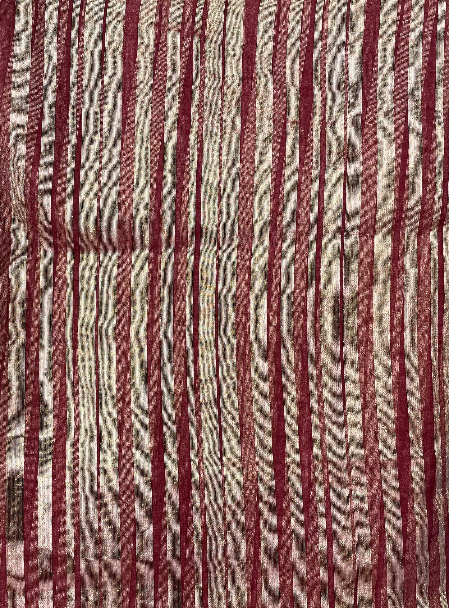 Golden Brown Striped Tissue Glow