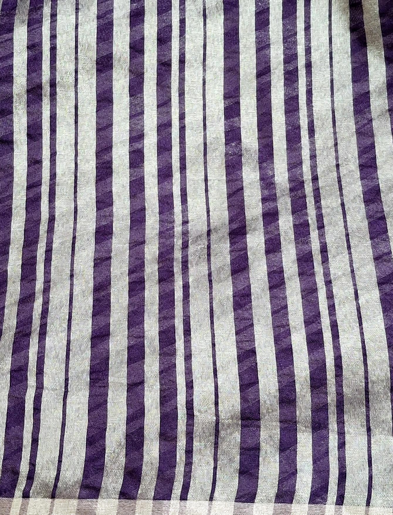 Golden purple Striped Tissue Glow
