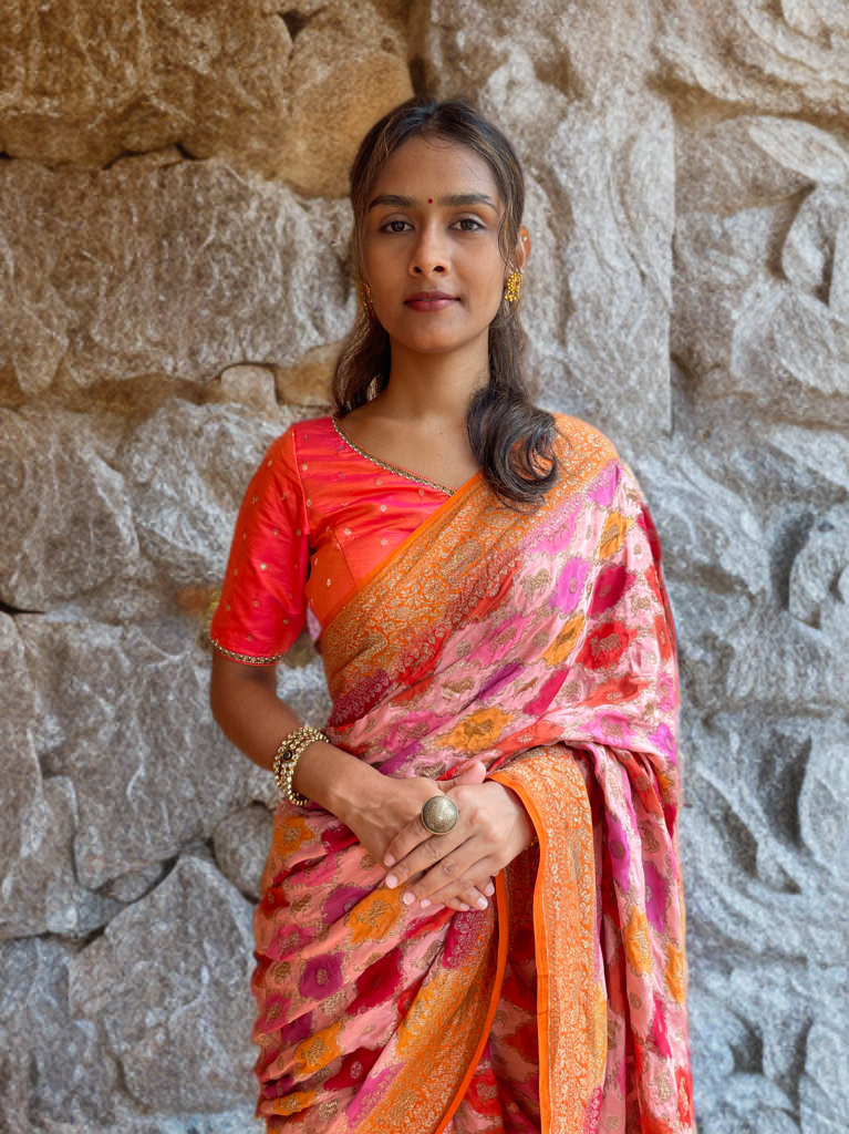 Gauri Gharchola Hand-Painted Weave