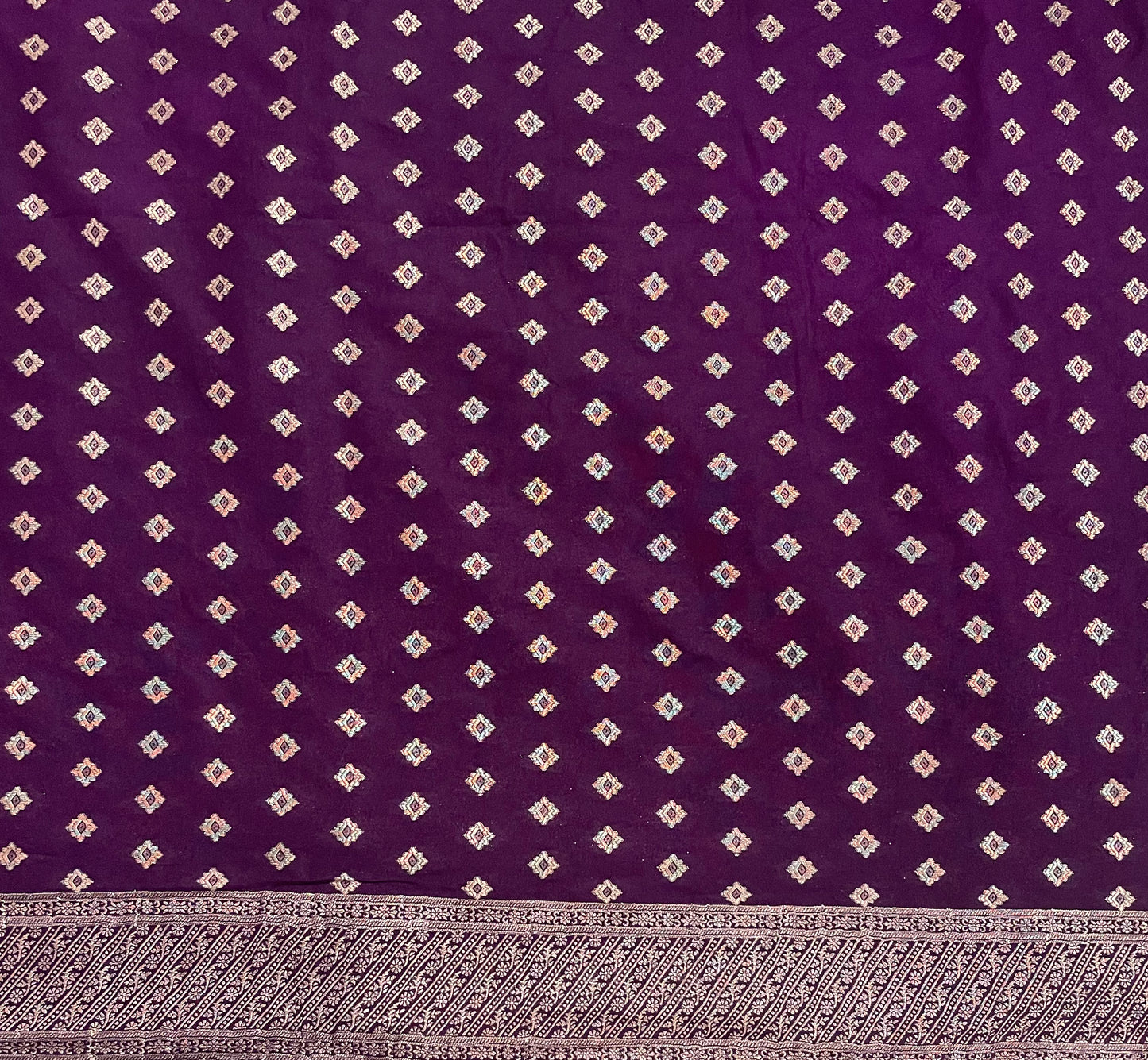 Royal Purple Radiance Dola Silk