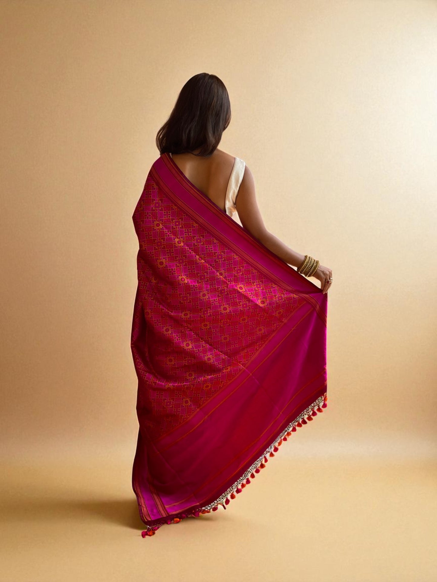 Blush Bloom Tanchoi Weave