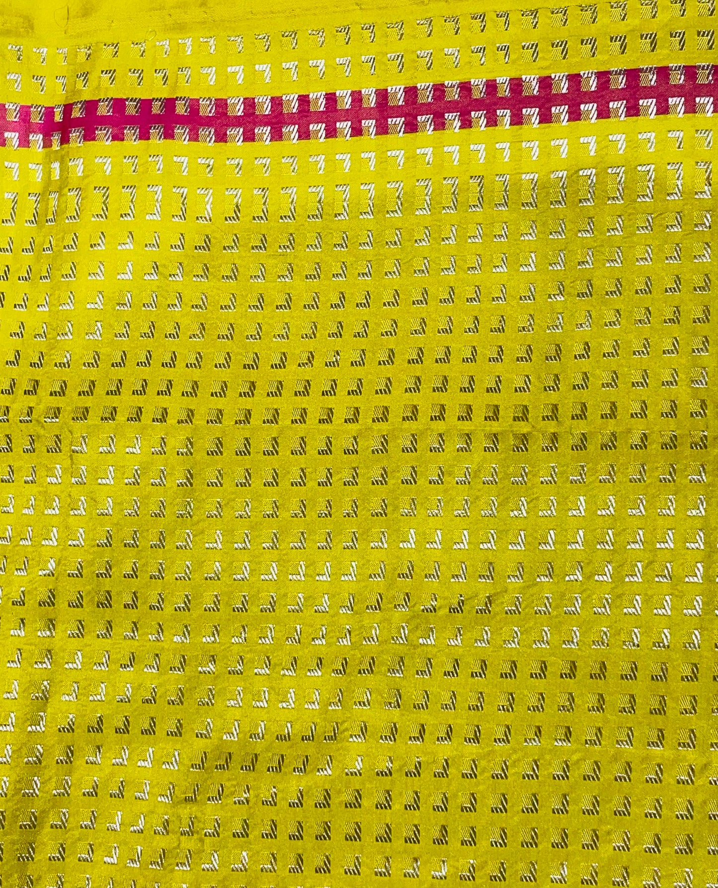 Yellow Horizon Banarasi Glow
