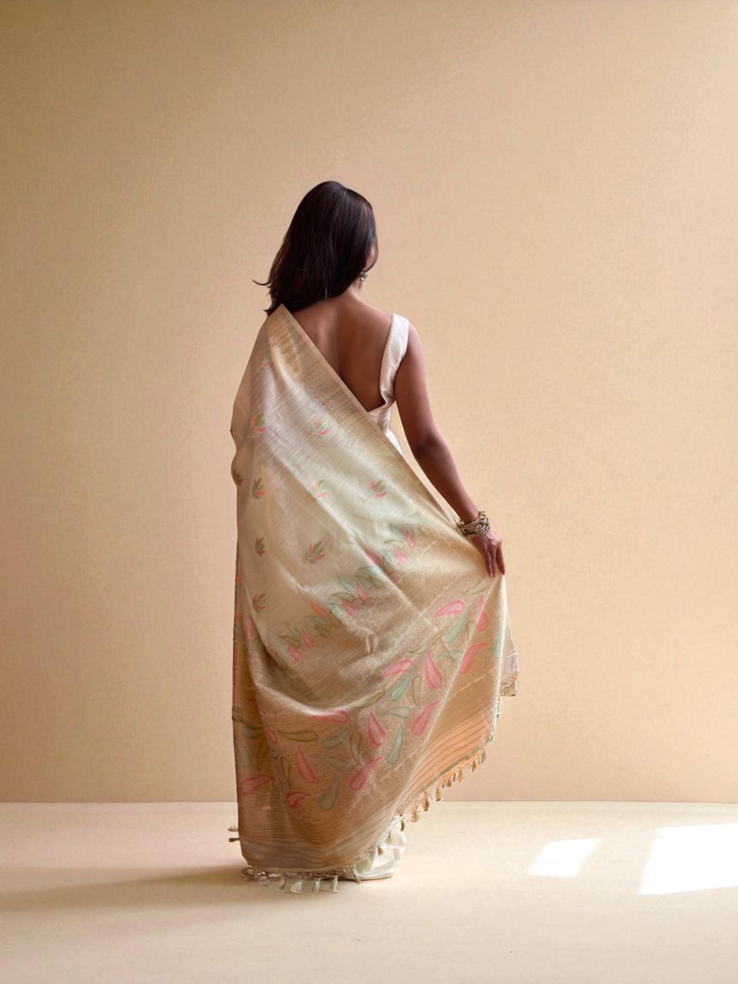 pista green Bloom Meenakari Charm