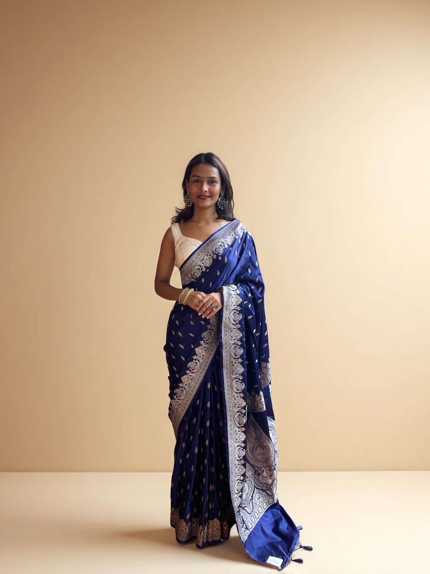 Royal Bloom Zari Tapestry