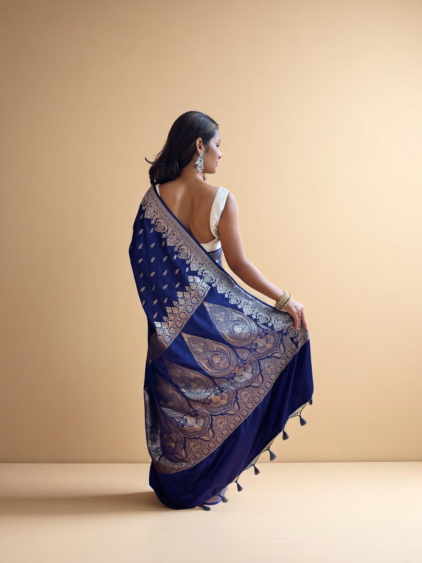 Royal Bloom Zari Tapestry