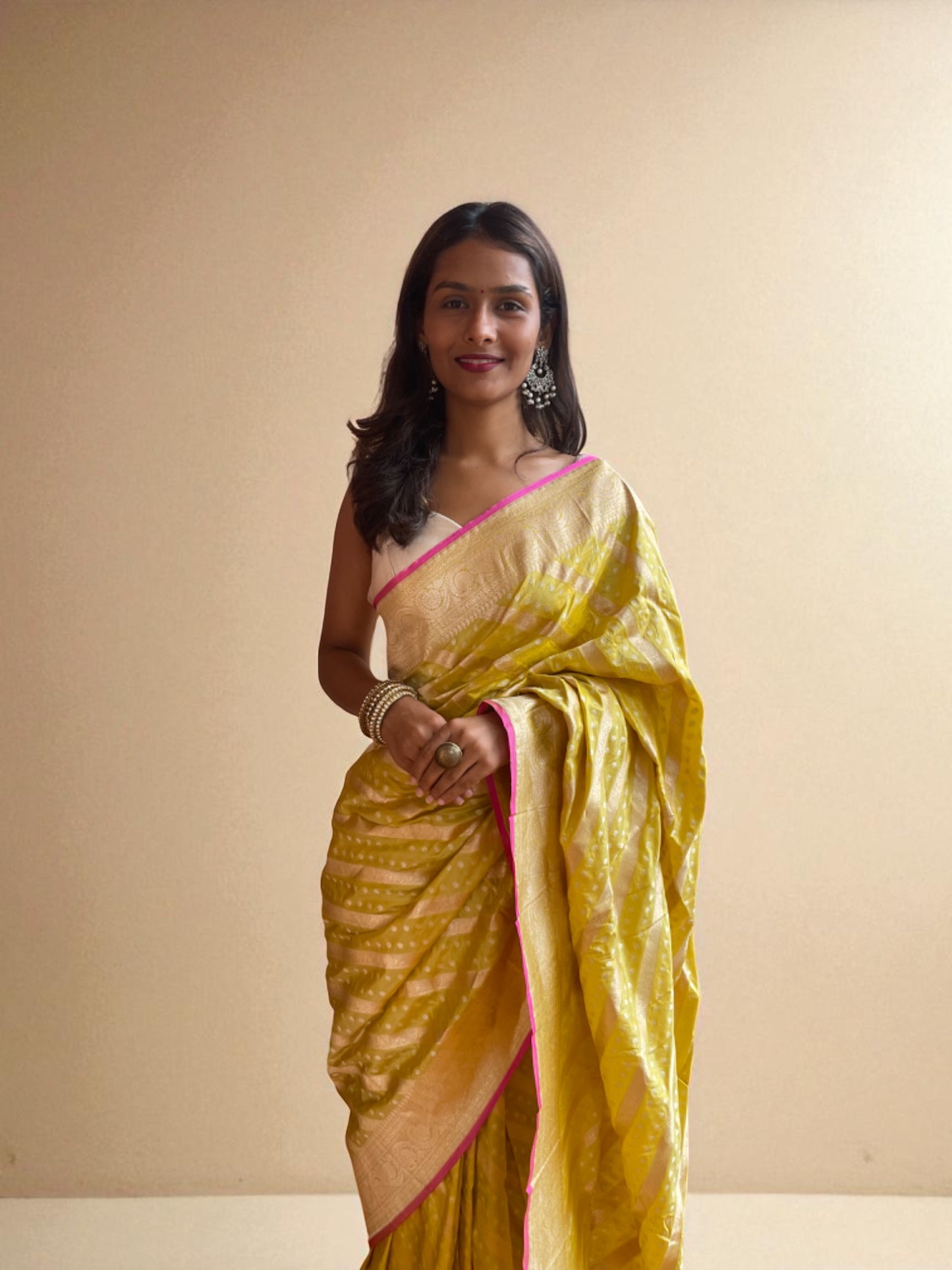 Golden Diagonal Zari Dream