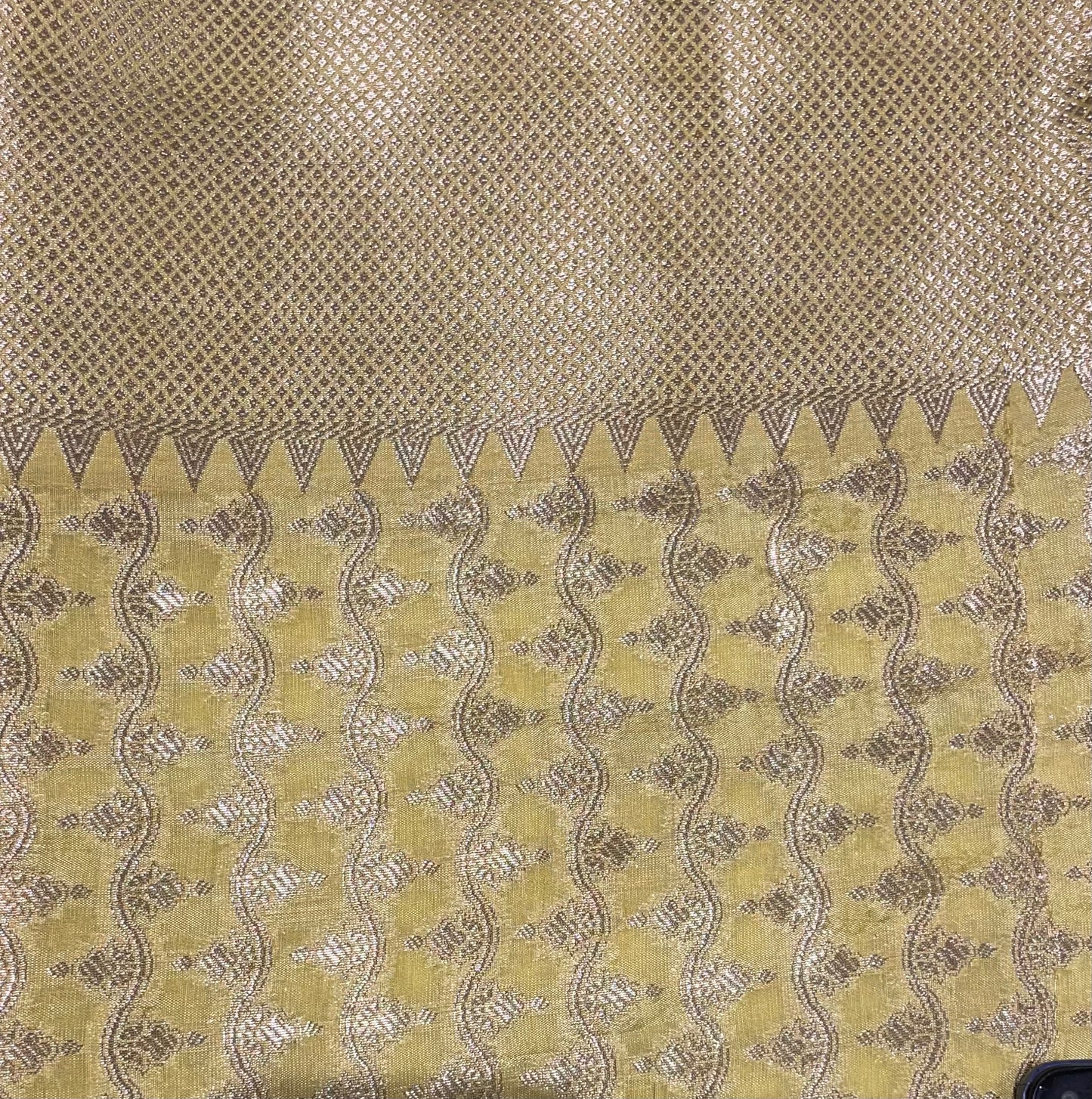 Sunlit Bloom Zari Drape