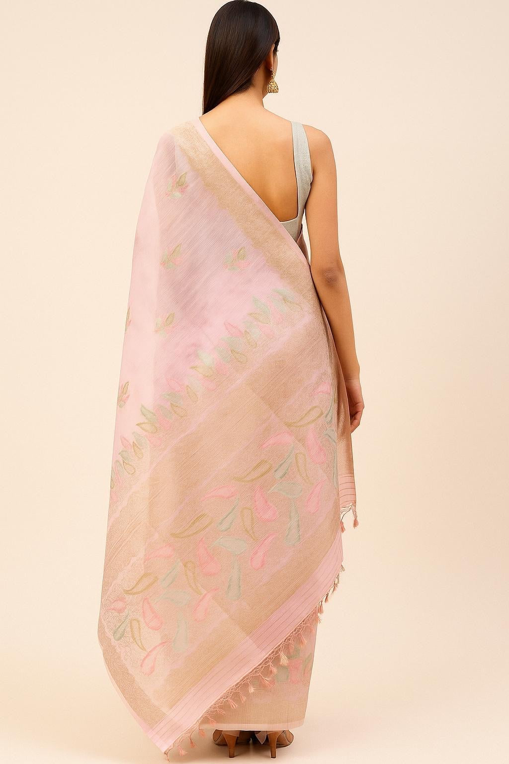 pink Bloom Meenakari Charm