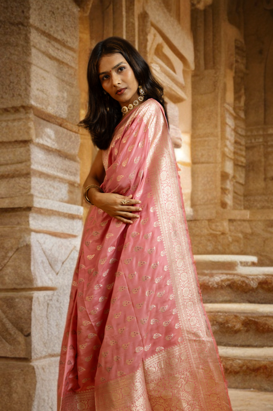 Dusty Pink Floral Radiance