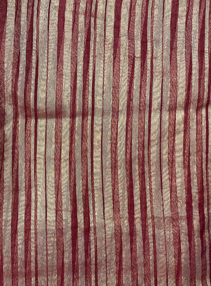 Golden Brown Striped Tissue Glow