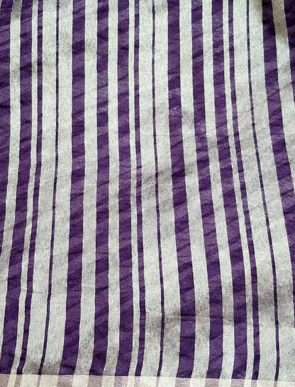 Golden purple Striped Tissue Glow