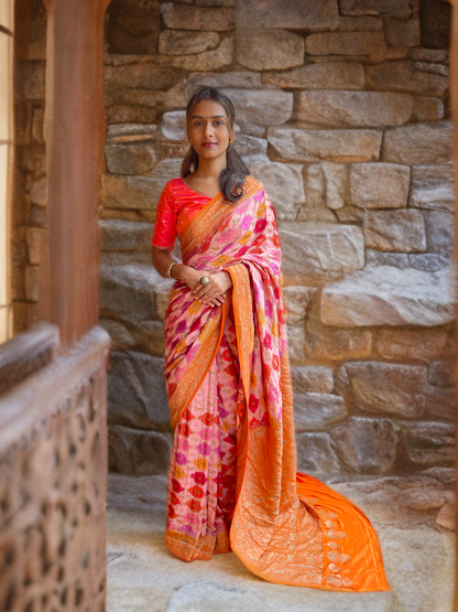 Gauri Gharchola Hand-Painted Weave