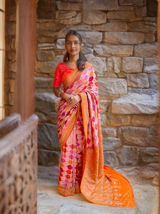 Gauri Gharchola Hand-Painted Weave