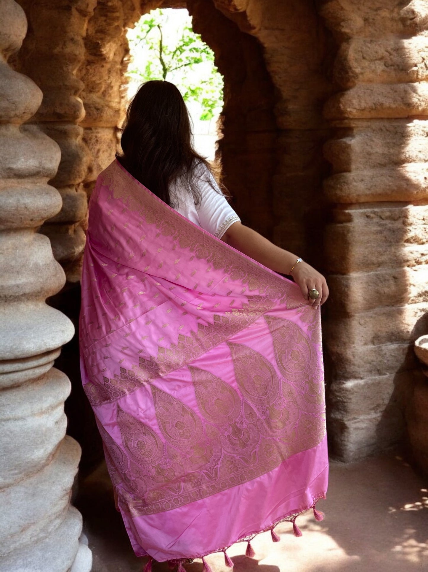 Blush Pink Royal Mughal Paisley Grace