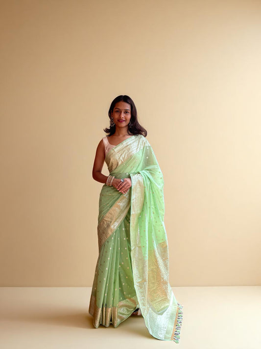 Pista Whisper Zari Veil