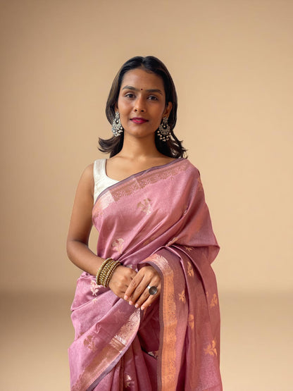 duski pink Petal Brocade Bloom