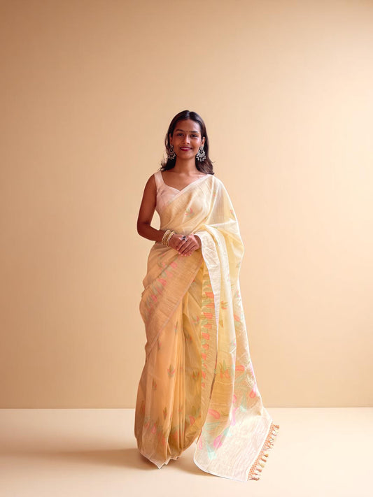 Cream Bloom Meenakari Charm