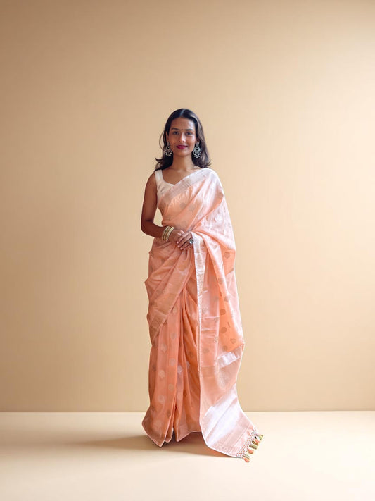 Peach Bloom Zari Grace