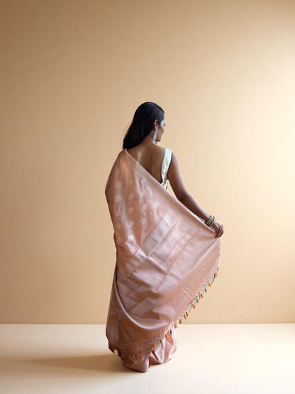 Peach Bloom Zari Grace