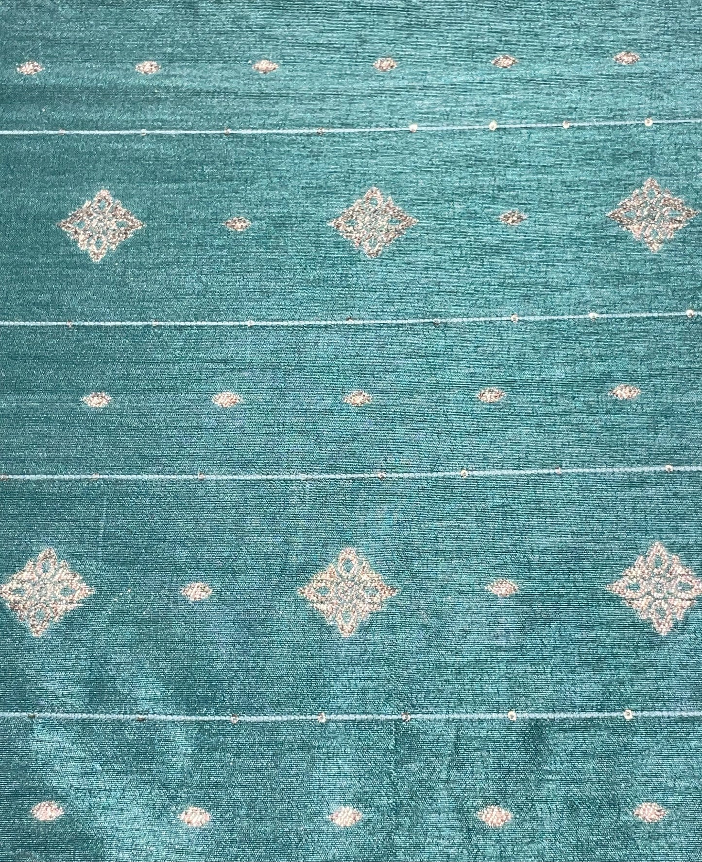 Teal Tides Diamond Drape