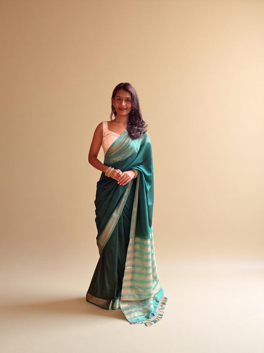Teal Tides Diamond Drape