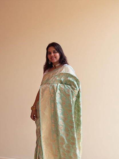 Seafoam Kalgi Elegance
