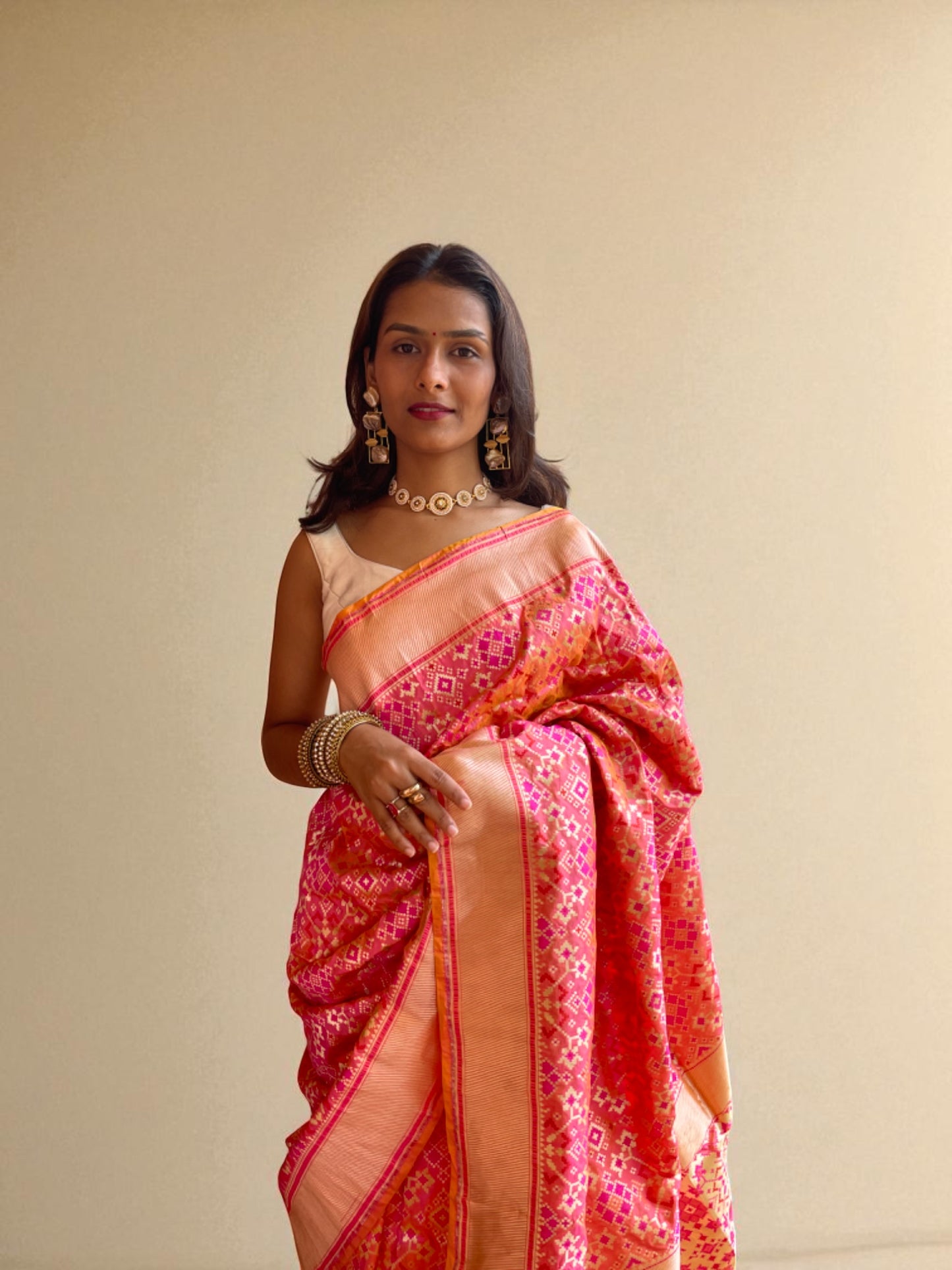 Pink Patola Zari Dream