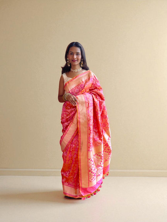 Pink Patola Zari Dream