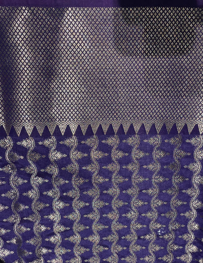 Twilight Zari Garden Weave