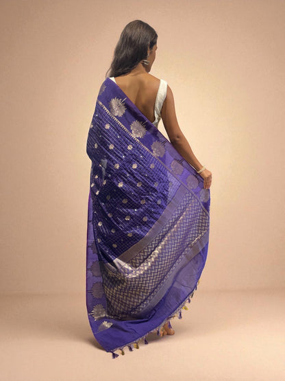 Twilight Zari Garden Weave