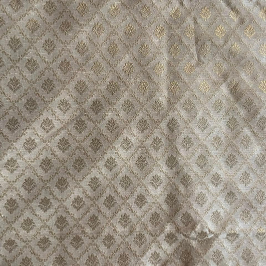 Banarasi Jacquard Gold With Zari Design Fabric